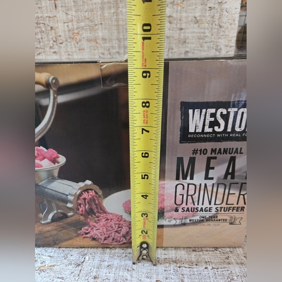 Weston #10 Meat Grinder Box Opened To Inspect - Picture 10 of 13